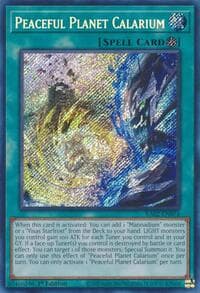 Peaceful Planet Calarium (Secret Rare) - 25th Anniversary Rarity Collection II - YuGiOh card