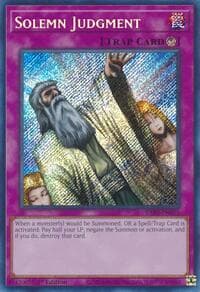 Solemn Judgment (Secret Rare) - 25th Anniversary Rarity Collection II - YuGiOh card