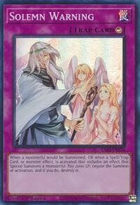 Solemn Warning - 25th Anniversary Rarity Collection II - YuGiOh card
