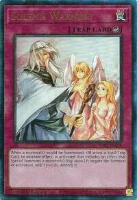 Solemn Warning (PUR) - 25th Anniversary Rarity Collection II - YuGiOh card
