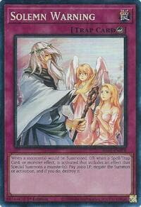Solemn Warning (PCR) - 25th Anniversary Rarity Collection II - YuGiOh card