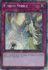 Solemn Strike (Platinum Secret Rare) - 25th Anniversary Rarity Collection II - YuGiOh card