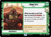 Boba Fett - Daimyo - Shadows of the Galaxy - Star Wars: Unlimited card