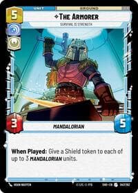 The Armorer - Survival Is Strength - Shadows of the Galaxy - Star Wars: Unlimited card