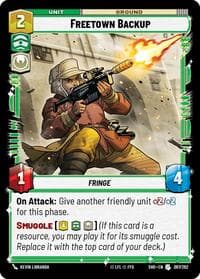 Freetown Backup - Shadows of the Galaxy - Star Wars: Unlimited card