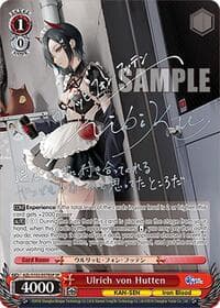 Ulrich von Hutten (SP) (Silver Signature) - Azur Lane - Weiss Schwarz card