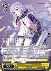 Unicorn (SP) (Silver Signature) - Azur Lane - Weiss Schwarz card