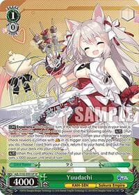 Yuudachi (SP) (Silver Signature) - Azur Lane - Weiss Schwarz card