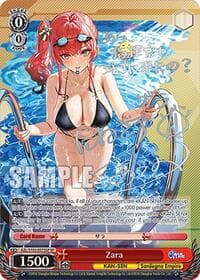 Zara (SP) (Silver Signature) - Azur Lane - Weiss Schwarz card