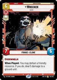 Wrecker - Boom! - Shadows of the Galaxy - Star Wars: Unlimited card