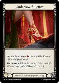 Undertow Stilettos - Part the Mistveil - Flesh and Blood TCG card