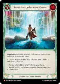 Sacred Art: Undercurrent Desires // Inner Chi - Part the Mistveil - Flesh and Blood TCG card