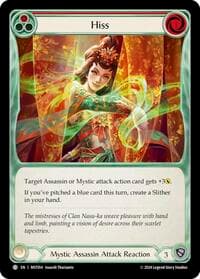 Hiss (Red) - Part the Mistveil - Flesh and Blood TCG card