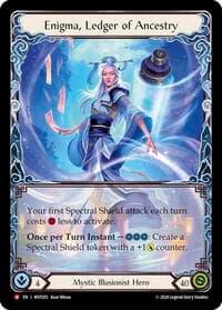 Enigma, Ledger of Ancestry - Part the Mistveil - Flesh and Blood TCG card