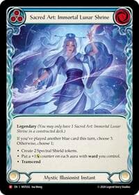 Sacred Art: Immortal Lunar Shrine // Inner Chi - Part the Mistveil - Flesh and Blood TCG card