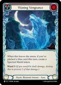 Waning Vengeance (Red) - Part the Mistveil - Flesh and Blood TCG card