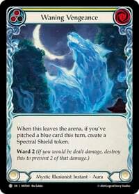 Waning Vengeance (Yellow) - Part the Mistveil - Flesh and Blood TCG card