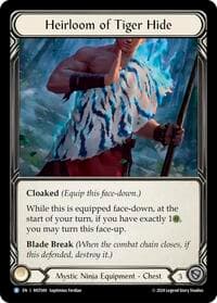 Heirloom of Tiger Hide - Part the Mistveil - Flesh and Blood TCG card