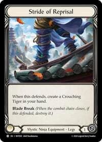 Stride of Reprisal - Part the Mistveil - Flesh and Blood TCG card