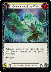 Companion of the Claw (Yellow) - Part the Mistveil - Flesh and Blood TCG card