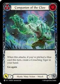 Companion of the Claw (Blue) - Part the Mistveil - Flesh and Blood TCG card