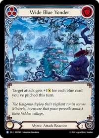 Wide Blue Yonder - Part the Mistveil - Flesh and Blood TCG card