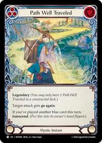 Path Well Traveled // Inner Chi - Part the Mistveil - Flesh and Blood TCG card