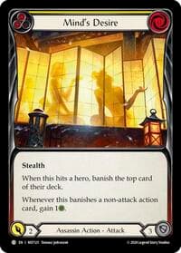 Mind's Desire (Yellow) - Part the Mistveil - Flesh and Blood TCG card