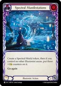 Spectral Manifestations (Red) - Part the Mistveil - Flesh and Blood TCG card