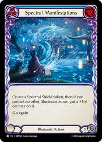 Spectral Manifestations (Blue) - Part the Mistveil - Flesh and Blood TCG card