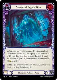 Vengeful Apparition (Red) - Part the Mistveil - Flesh and Blood TCG card