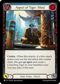 Aspect of Tiger: Mind - Part the Mistveil - Flesh and Blood TCG card