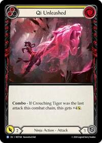 Qi Unleashed (Yellow) - Part the Mistveil - Flesh and Blood TCG card