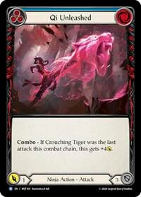 Qi Unleashed (Blue) - Part the Mistveil - Flesh and Blood TCG card