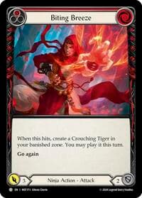 Biting Breeze (Red) - Part the Mistveil - Flesh and Blood TCG card
