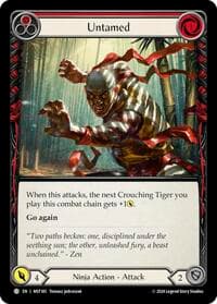 Untamed (Red) - Part the Mistveil - Flesh and Blood TCG card