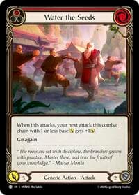 Water the Seeds (Red) - Part the Mistveil - Flesh and Blood TCG card