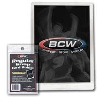 Regular Snap Card Holder - Standard - BCW Toploaders - Collectible Storage card
