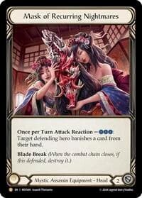 Mask of Recurring Nightmares - Part the Mistveil - Flesh and Blood TCG card