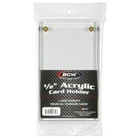 1/2 Inch Acrylic Card Holder - BCW Toploaders - Collectible Storage card