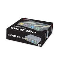3200 Collectible Card Bin - Grey - BCW Deck Boxes - Deck Boxes card