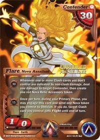 Flare, Nova Assailant (Pre-Release) - Unrivaled - Alpha Clash card