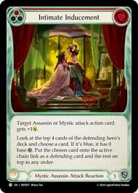 Intimate Inducement (Red) - Part the Mistveil - Flesh and Blood TCG card