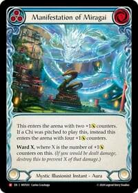 Manifestation of Miragai - Part the Mistveil - Flesh and Blood TCG card