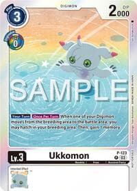 Ukkomon - P-123 (Beginning Observer Pre-Release Winner) - Digimon Promotion Cards - Digimon Card Game card