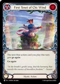 First Tenet of Chi: Wind - Part the Mistveil - Flesh and Blood TCG card