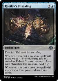 Kozilek's Unsealing - Modern Horizons 3 - Magic: The Gathering card