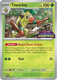 Thwackey - 115 - SV: Scarlet & Violet Promo Cards - Pokemon card
