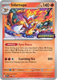 Infernape - 116 - SV: Scarlet & Violet Promo Cards - Pokemon card