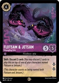 Flotsam & Jetsam - Entangling Eels - Disney Lorcana Promo Cards - Disney Lorcana card